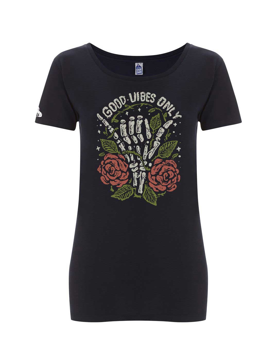 Women's Fairtrade Good Vibes Only T-shirt
