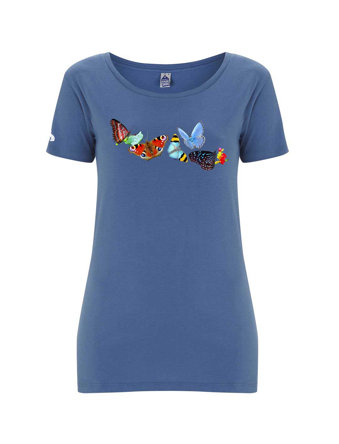 Women's Fairtrade Butterfly T-shirt