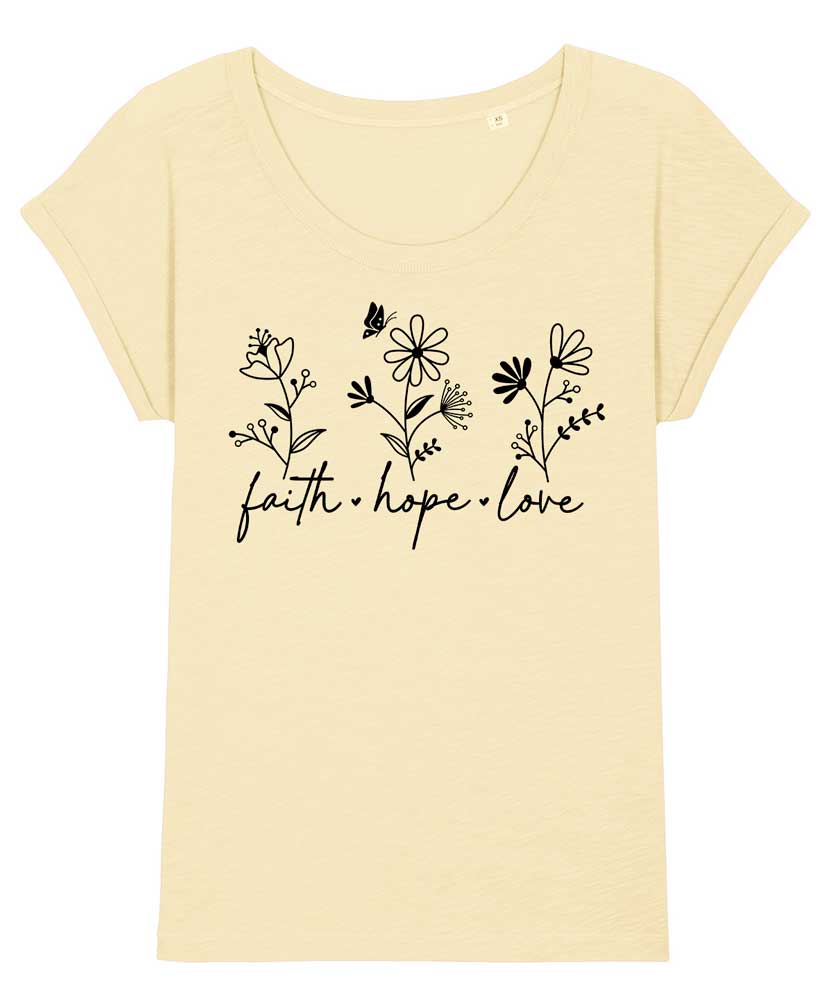 Women's Faith Hope Love T-shirt
