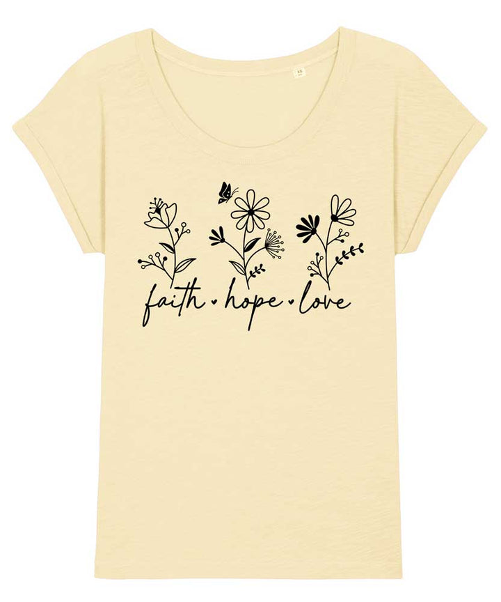 Women's Faith Hope Love T-shirt