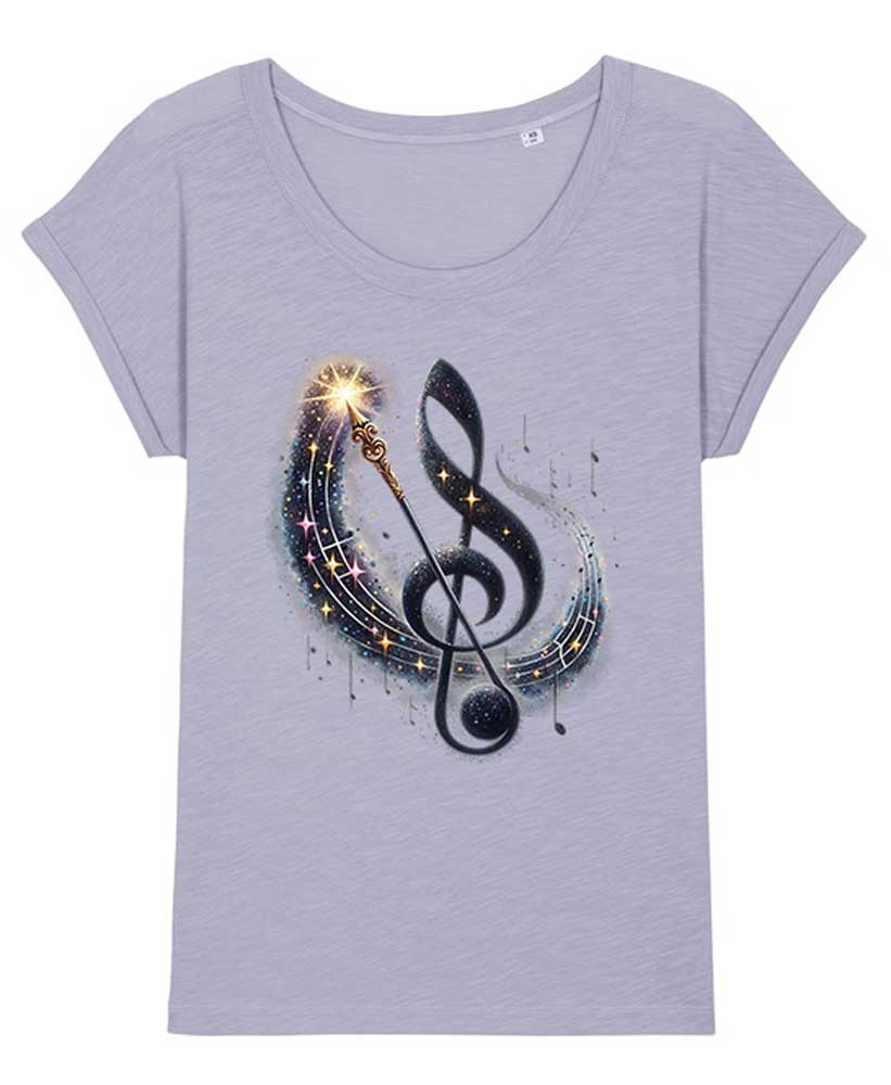 Women's Relaxed Fit Treble Clef T-shirt