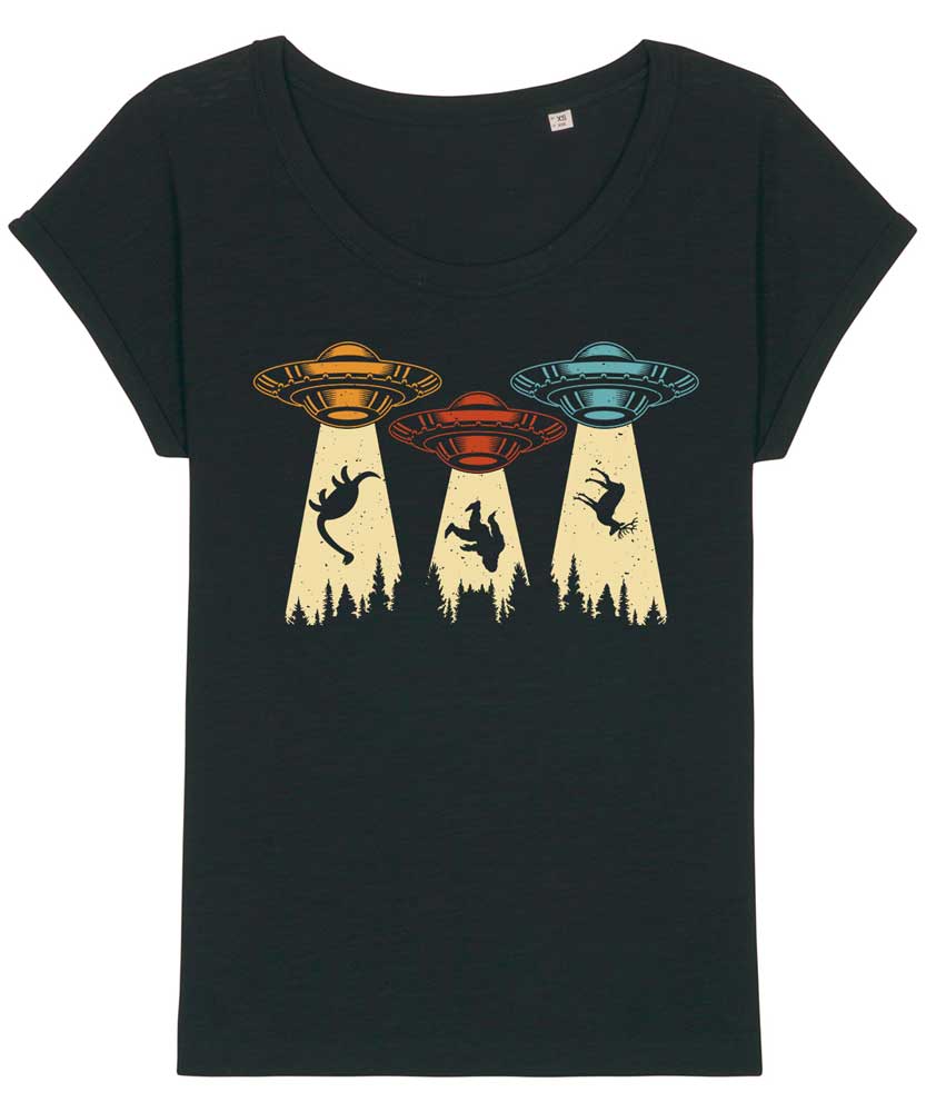 Women's Relaxed Fit Spaceships T-shirt