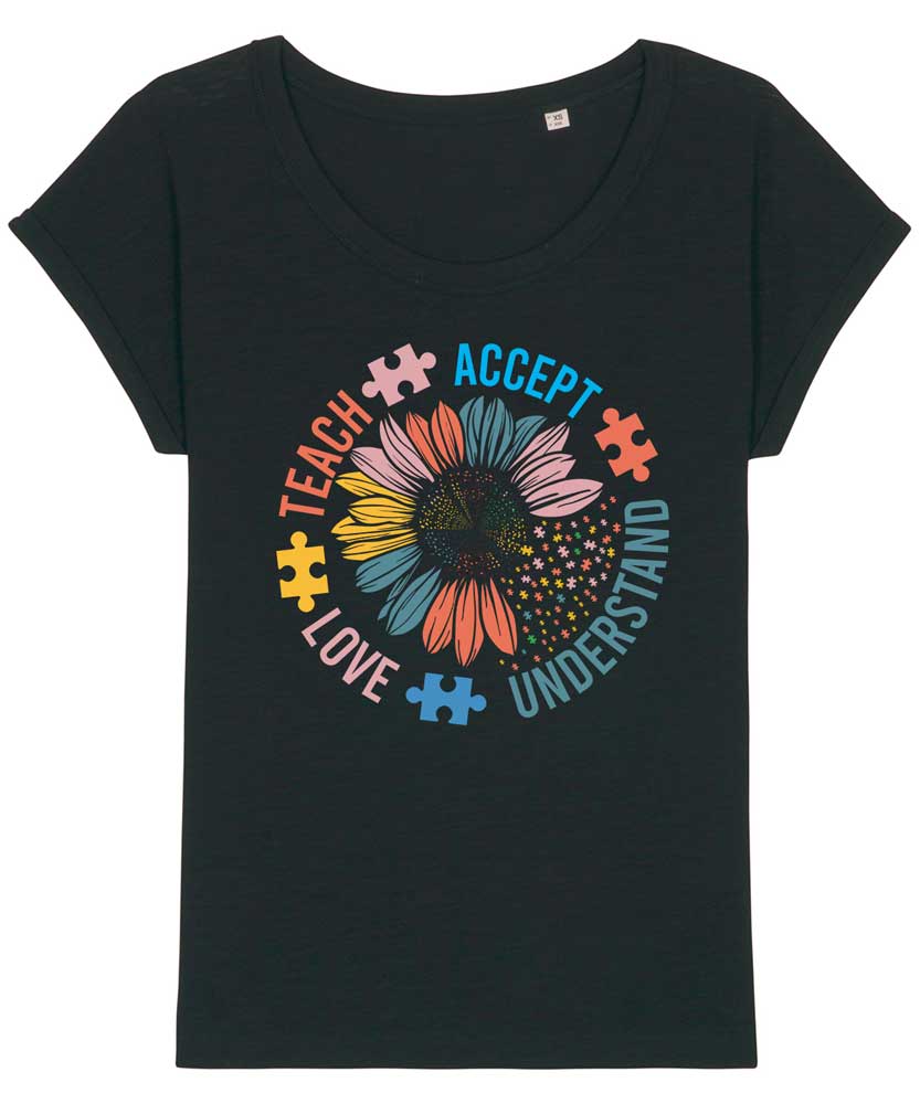 Women's Organic Autism Awareness T-shirt
