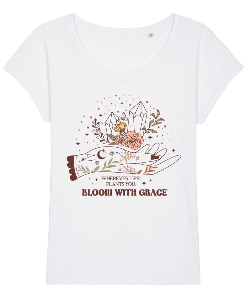 Women's Bloom with Grace T-shirt
