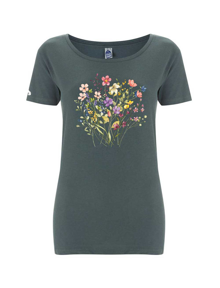 Women's Fairtrade Wild Flowers T-shirt