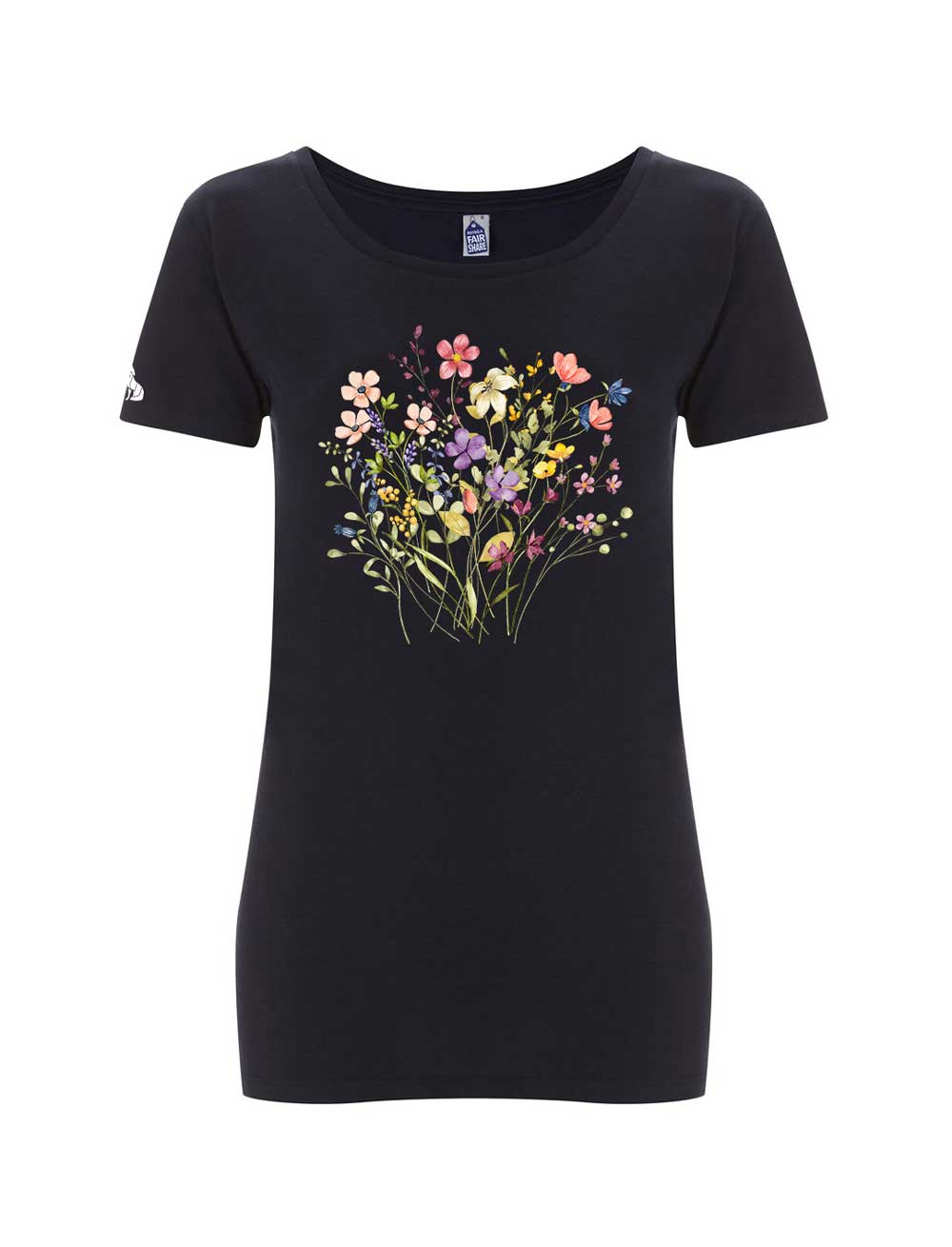 Women's Fairtrade Wild Flowers T-shirt