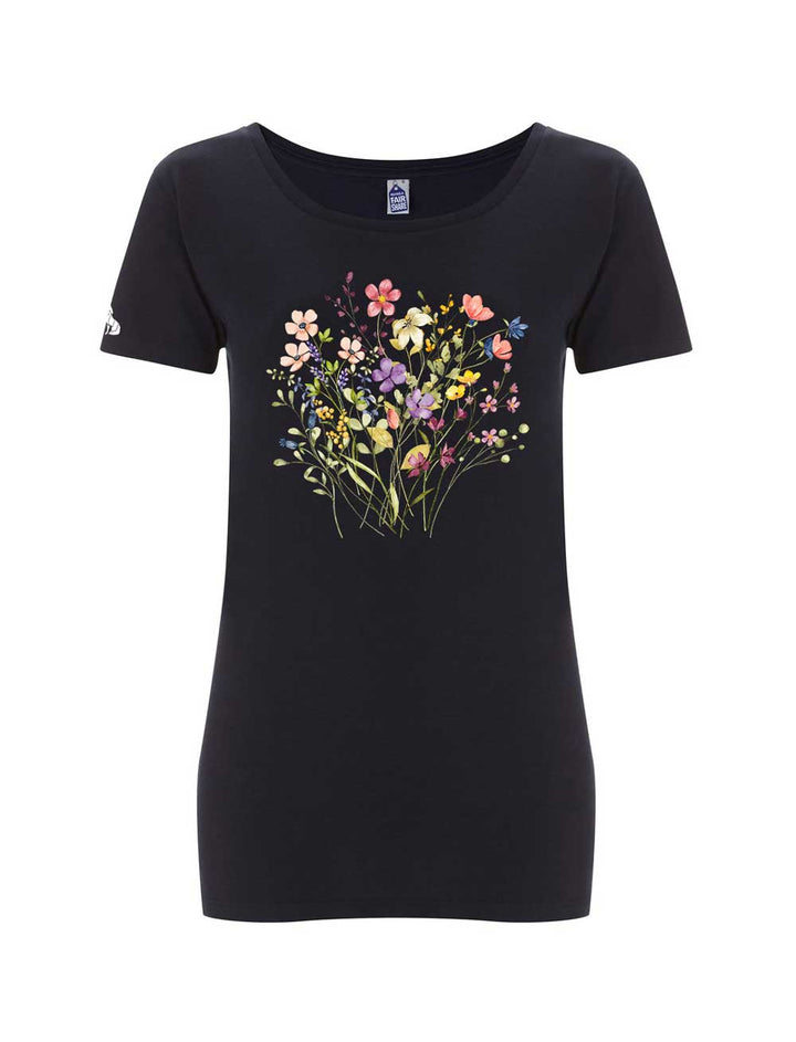 Women's Fairtrade Wild Flowers T-shirt