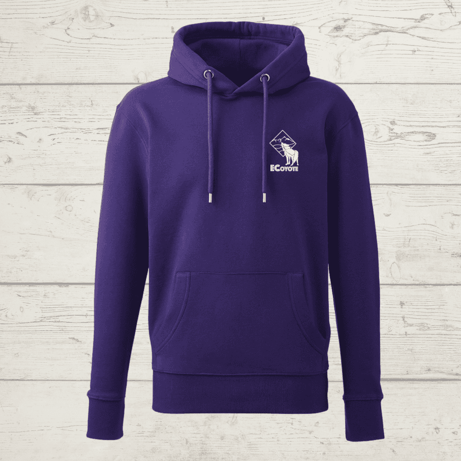 Ecoyote new super luxe planting 25 trees mountain logo hoody