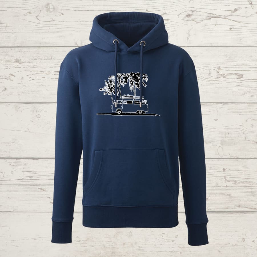 Unisex campervan hoody - navy / x-small (women’s only) -