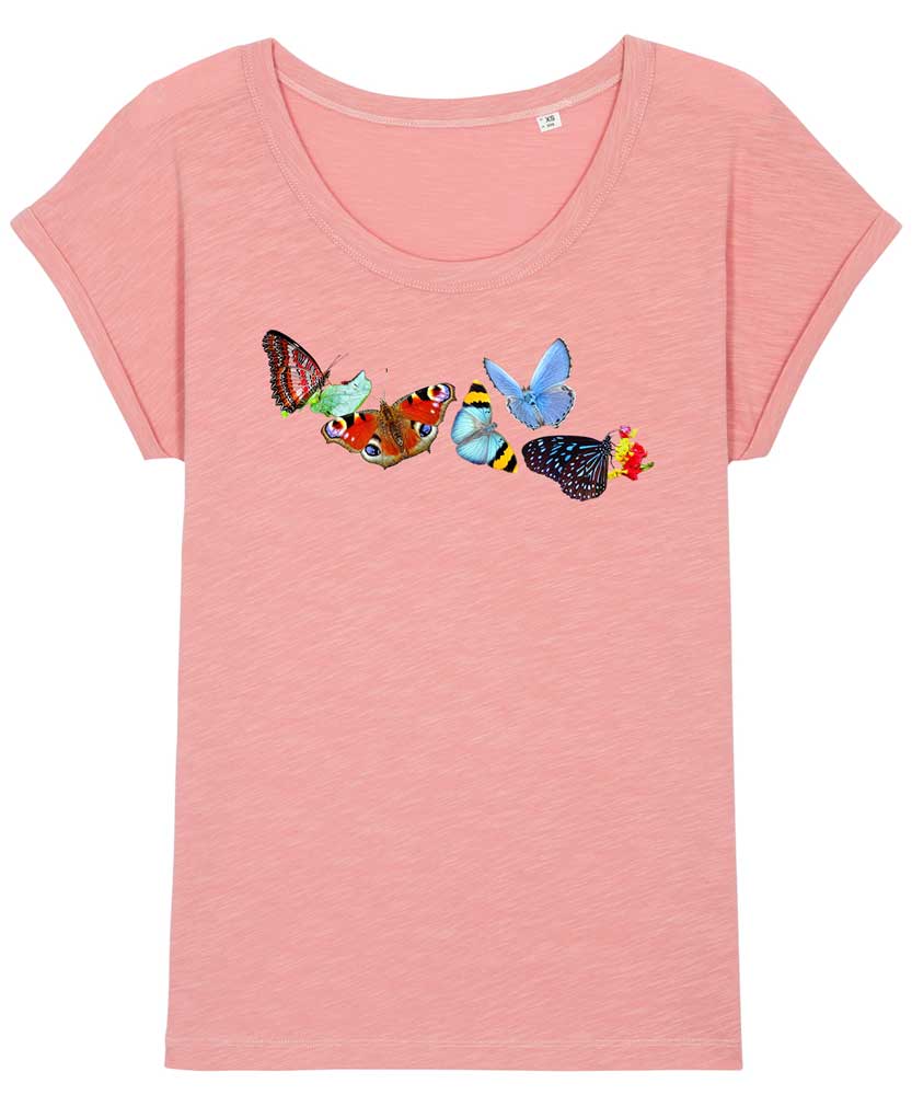 Women's Relaxed Fit Butterflies T-shirt