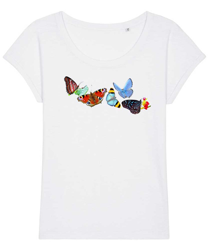 Women's Relaxed Fit Butterflies T-shirt