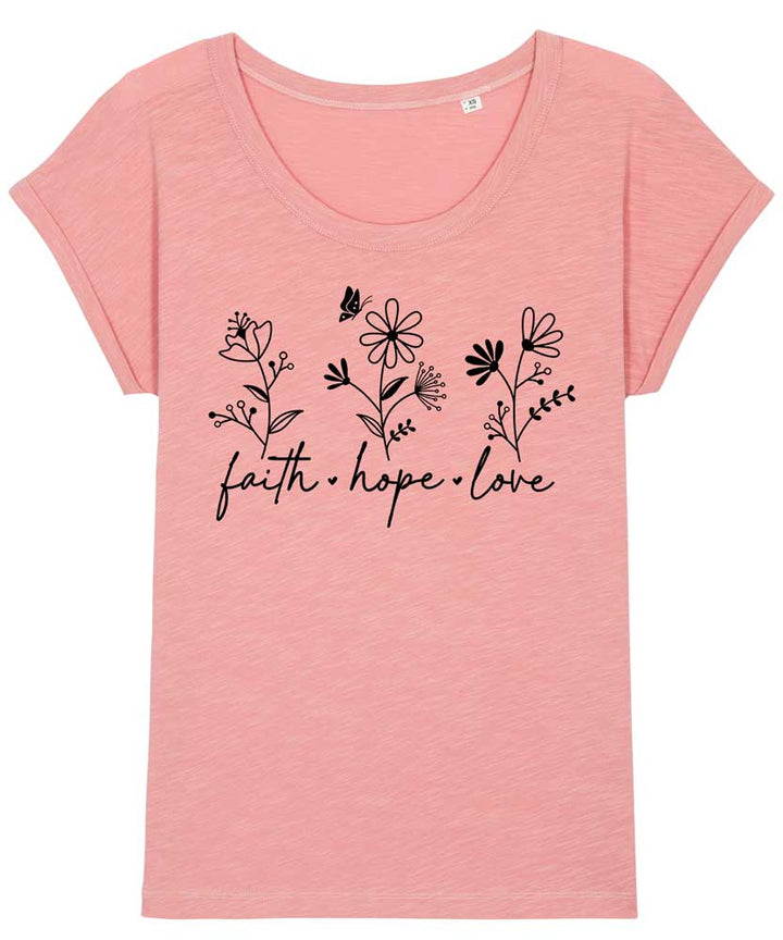 Women's Faith Hope Love T-shirt