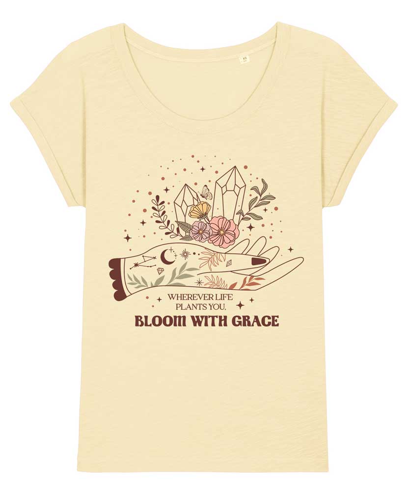 Women's Bloom with Grace T-shirt