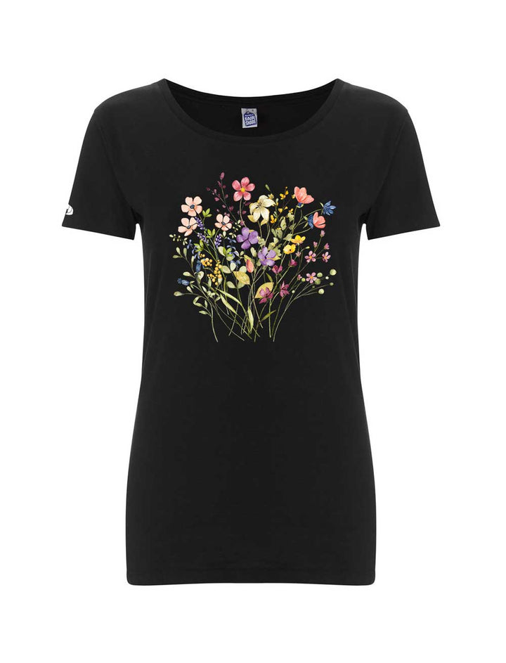 Women's Fairtrade Wild Flowers T-shirt