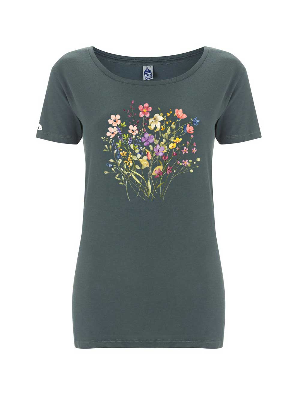 Women's Fairtrade Wild Flowers T-shirt