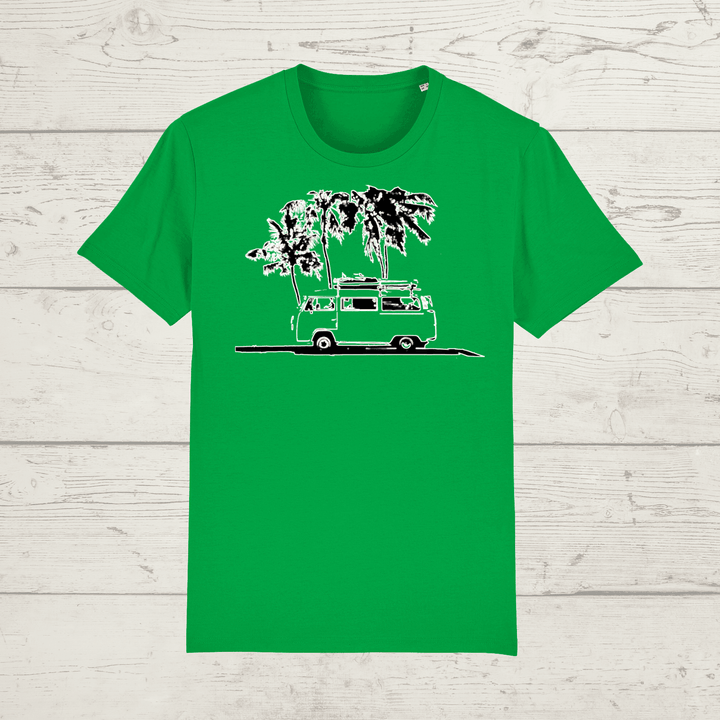 Kid’s campervan t-shirt - fresh green / xs / 3-4 - kid’s
