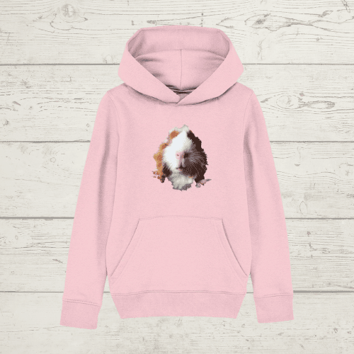 Kid’s guinea pig hoody - cotton pink / 3-4 years - kid’s