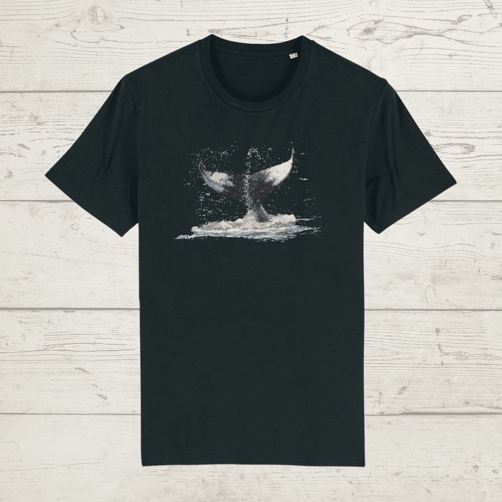 Kid’s whale splash t-shirt - black / 3-4 years - kid’s