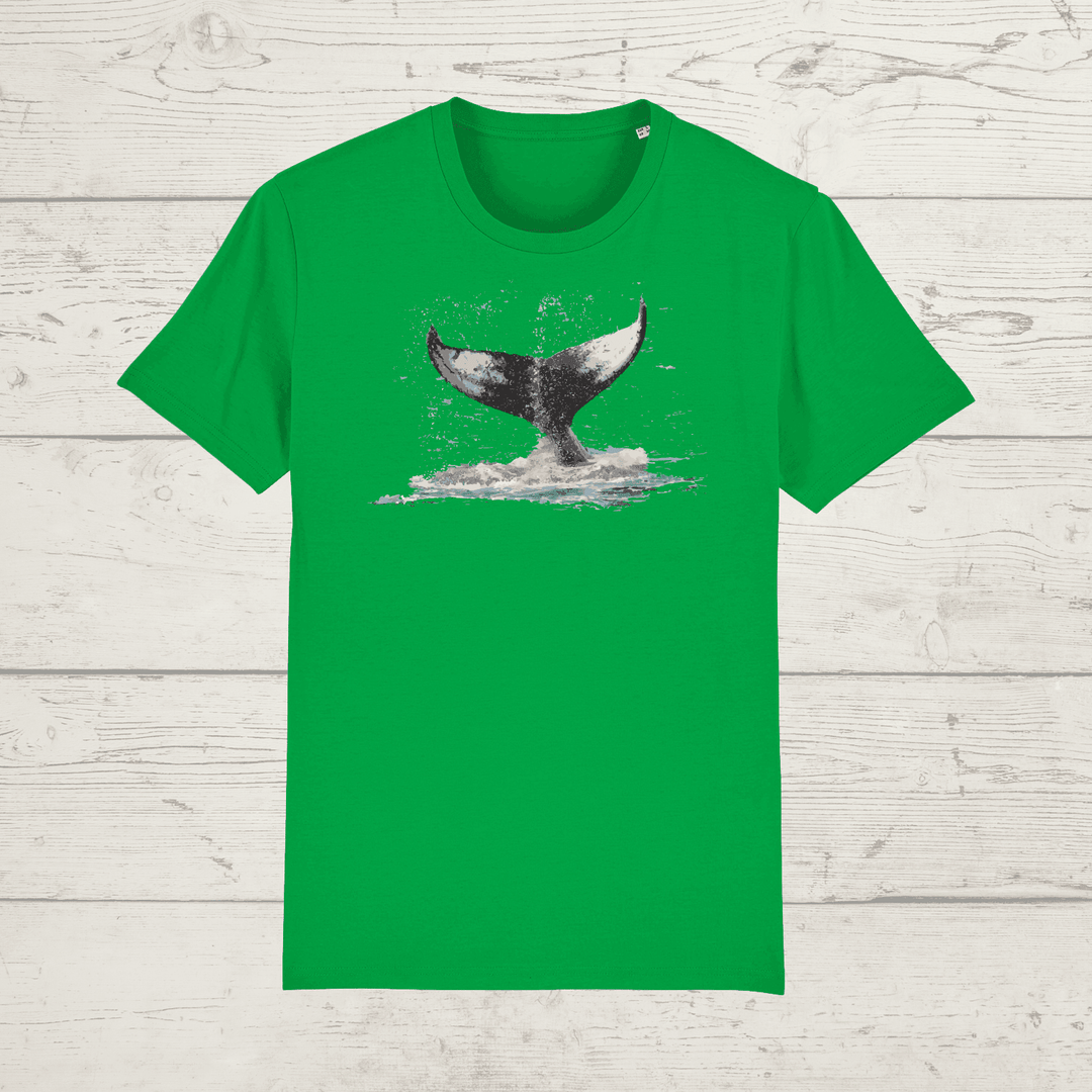 Kid’s whale splash t-shirt - fresh green / 3-4 years - kid’s