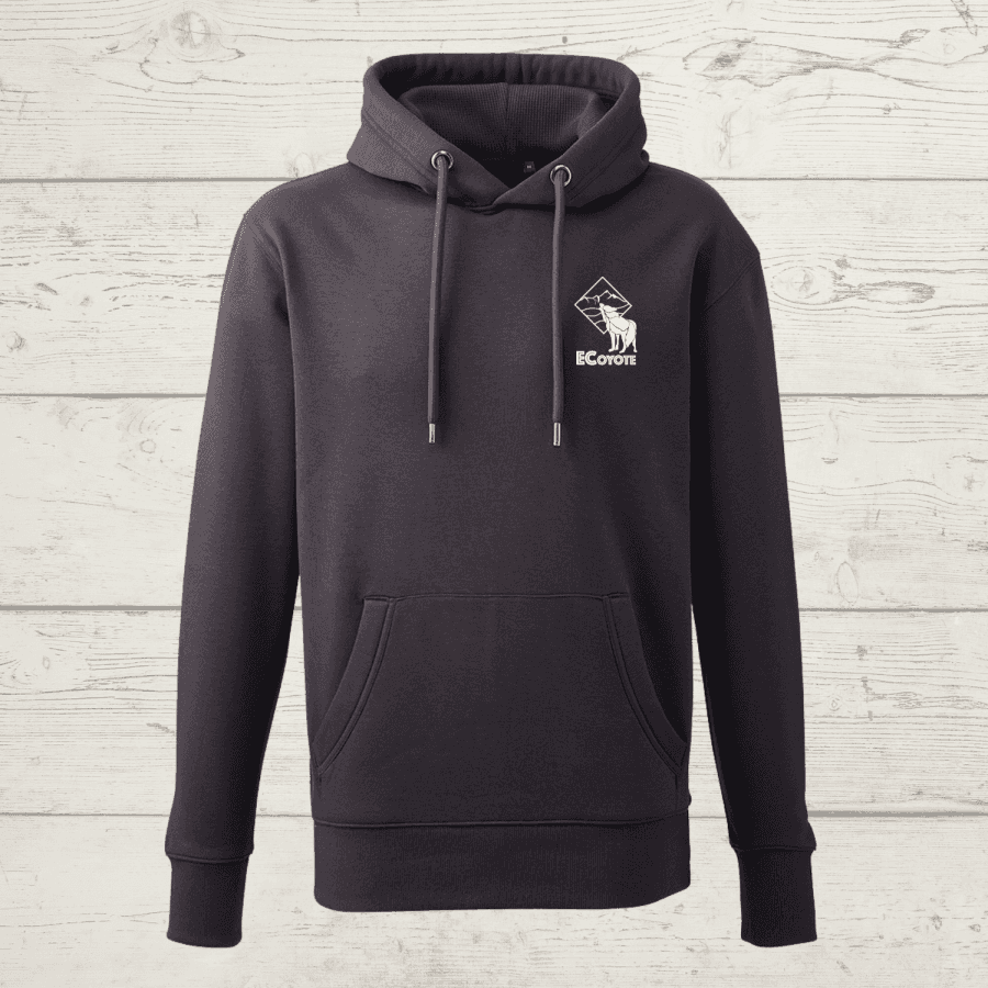 Ecoyote new super luxe planting 25 trees mountain logo hoody