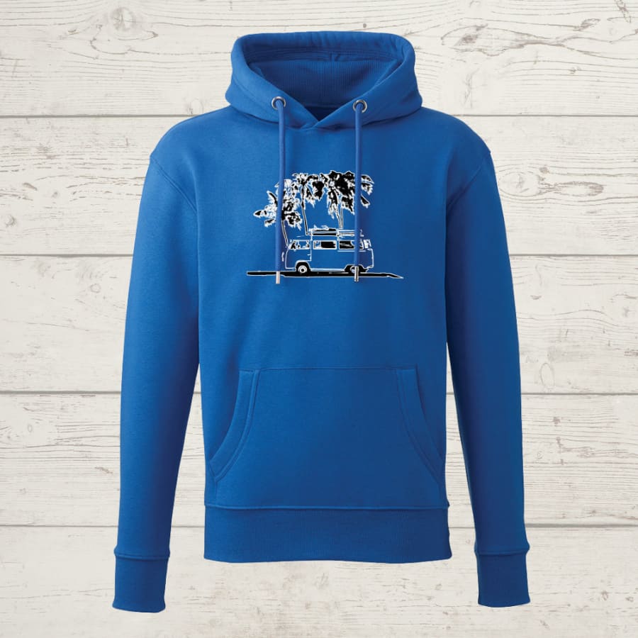 Unisex campervan hoody - royal blue / x-small (women’s only)