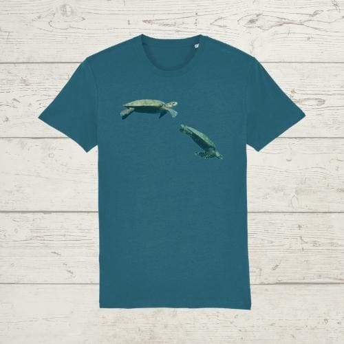 Unisex Diving Turtles T-shirt-ECoyote Clothing