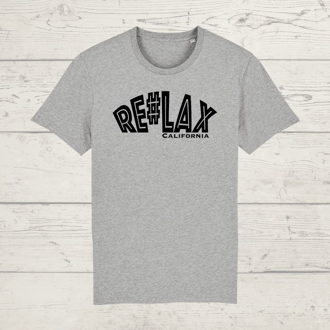 Unisex relax lax california t-shirt - heather grey /