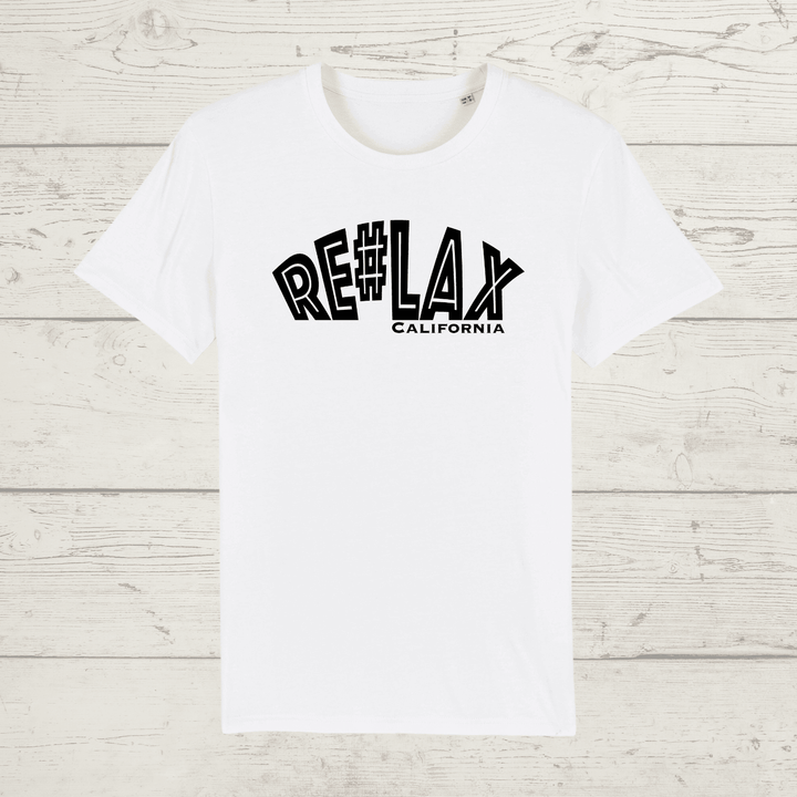 Unisex relax lax california t-shirt - white / xx-small -