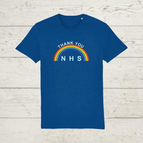 Unisex Thank You NHS Rainbow T-shirt-ECoyote Clothing