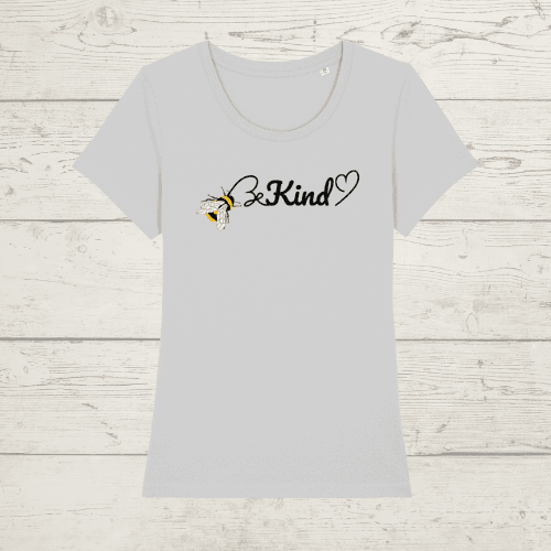 Women’s be kind organic cotton t-shirt - heather grey /