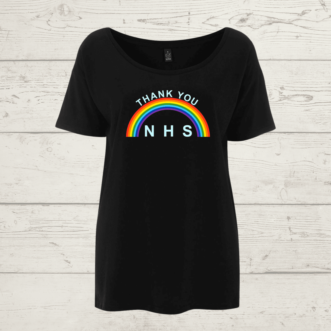 Women’s earthpositive oversized thank you nhs t-shirt -