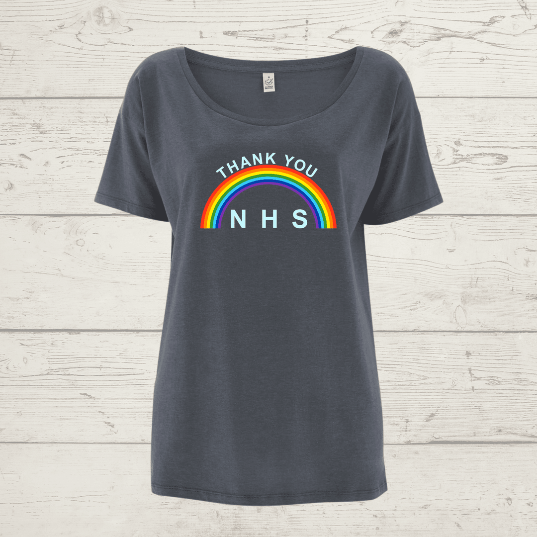 Women’s earthpositive oversized thank you nhs t-shirt -