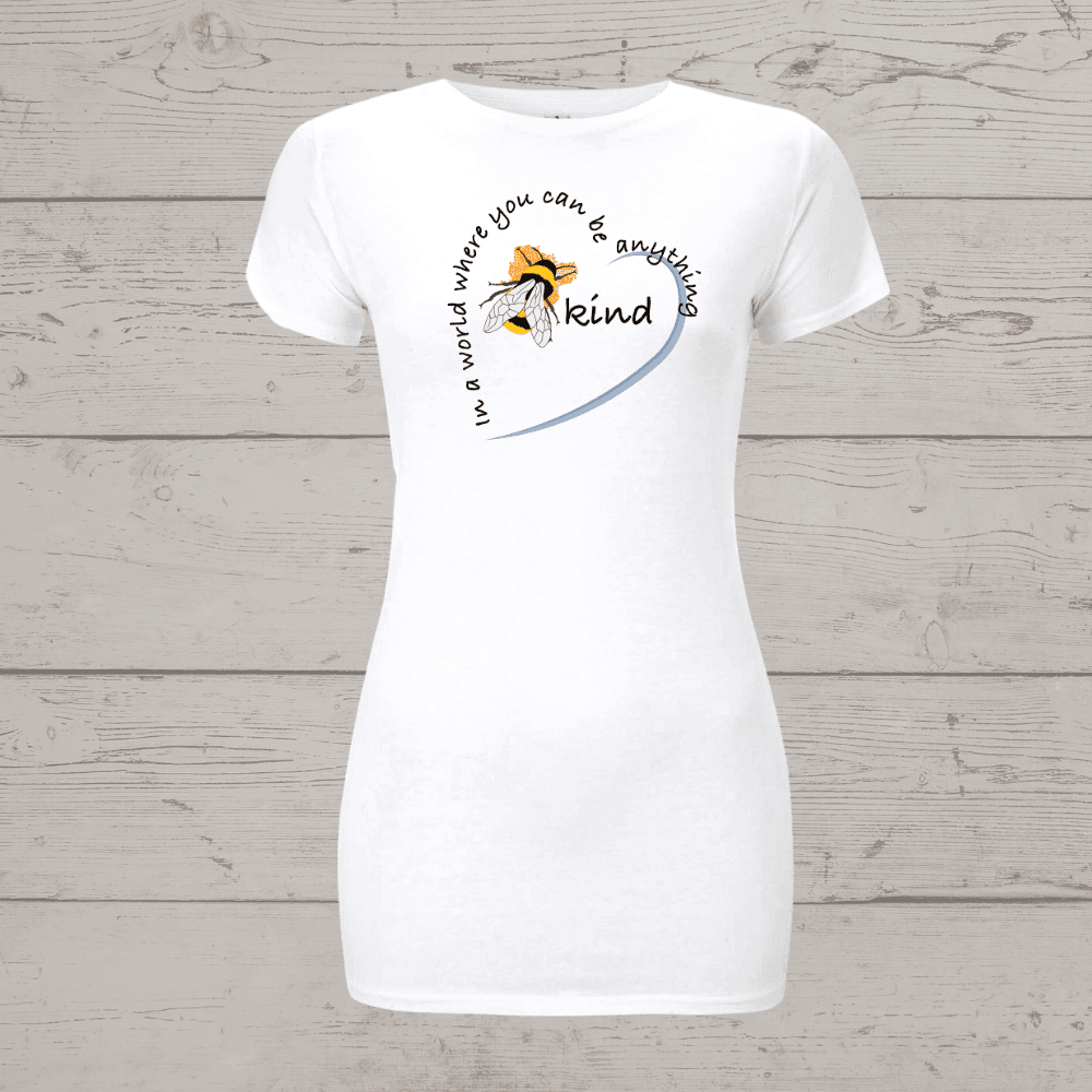 Women’s earthpositive® slim fit be kind t-shirt - white /