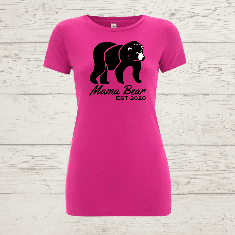 Women’s earthpositive® slim fit mama bear personalised
