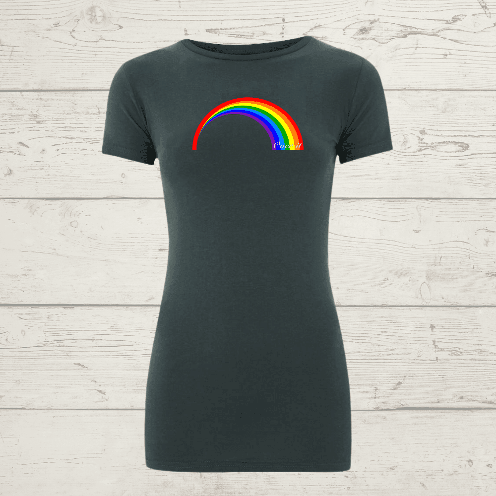 Women’s earthpositive® slim fit over it rainbow t-shirt -