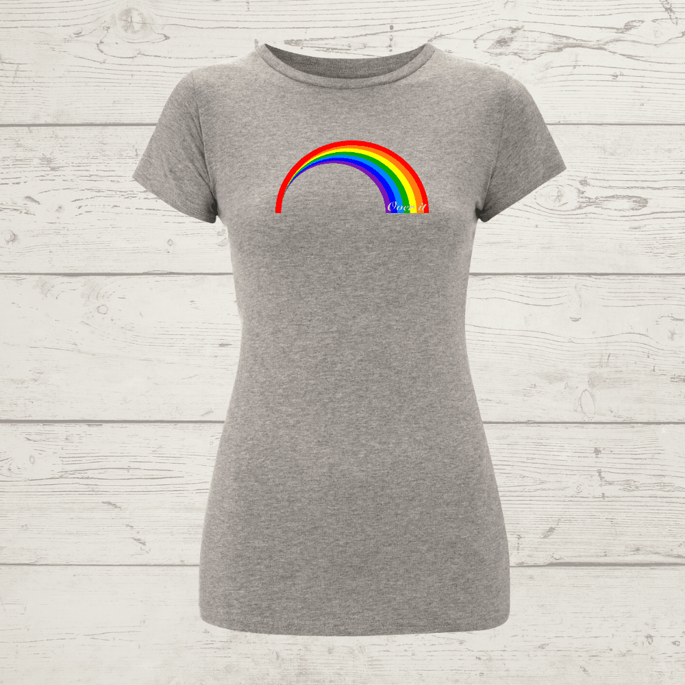 Women’s earthpositive® slim fit over it rainbow t-shirt -