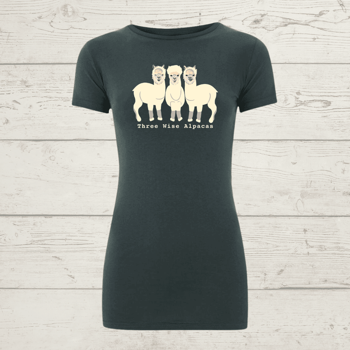 Women’s earthpositive® slim fit three wise alpacas t-shirt -