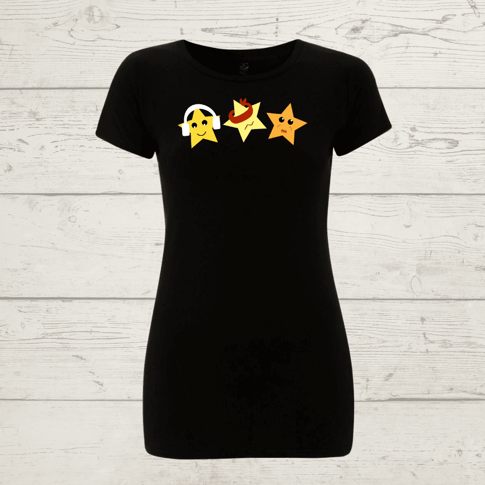 Women’s earthpositive® slim-fit three wise stars t-shirt -