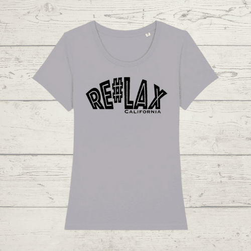 Women’s relax lax t-shirt - mid heather grey / x-small (uk