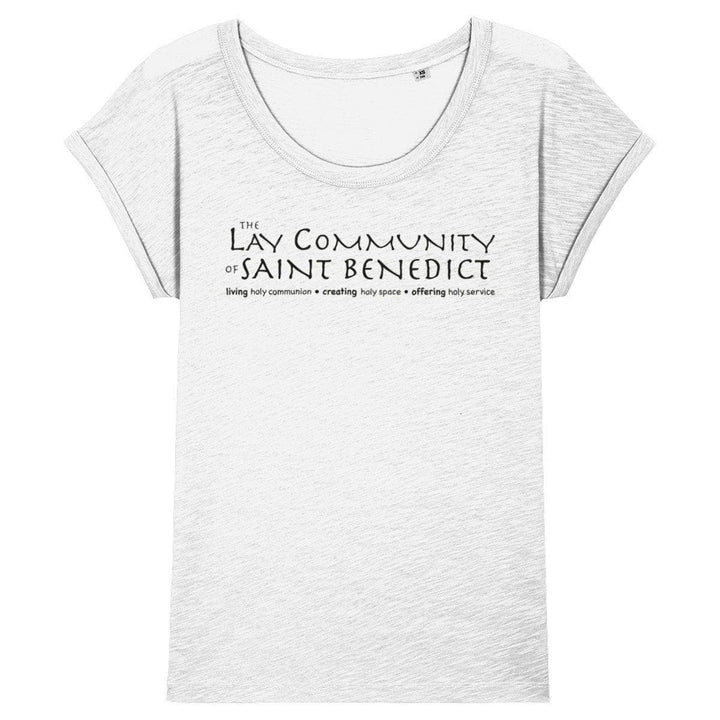 Slub Organic Cotton T-shirts - Women's T-shirt For The Lay Community Of Saint Benedict