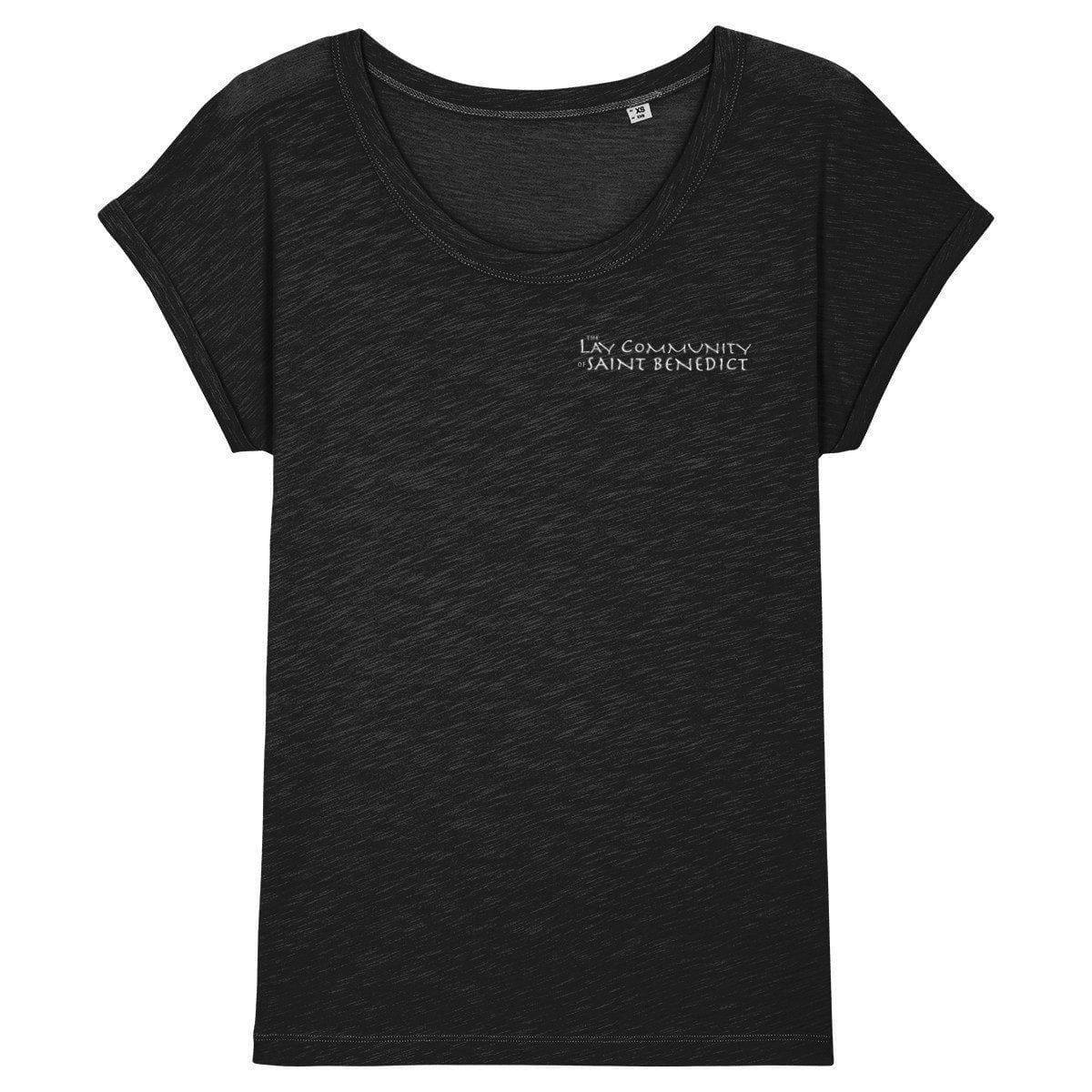 Slub Organic Cotton T-shirts - Women's T-shirt For The Lay Community Of Saint Benedict