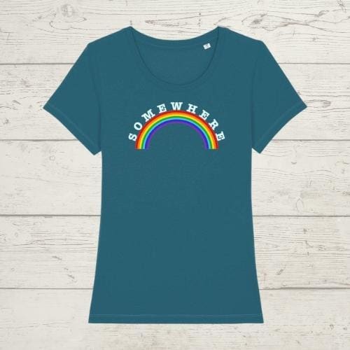 Women's Somewhere Over the Rainbow T-shirt-ECoyote Clothing